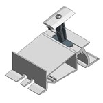 Fotovoltage - verbindings- en bevestigingselementen Van der Valk Front foot middle